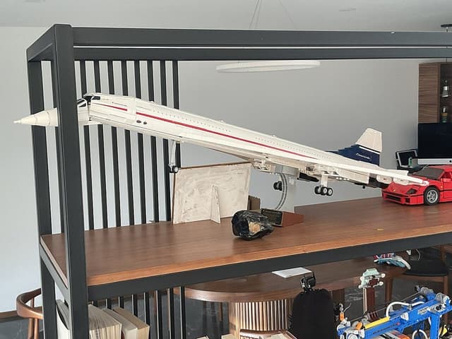 Lego Icons Concorde 10318, built once, with box