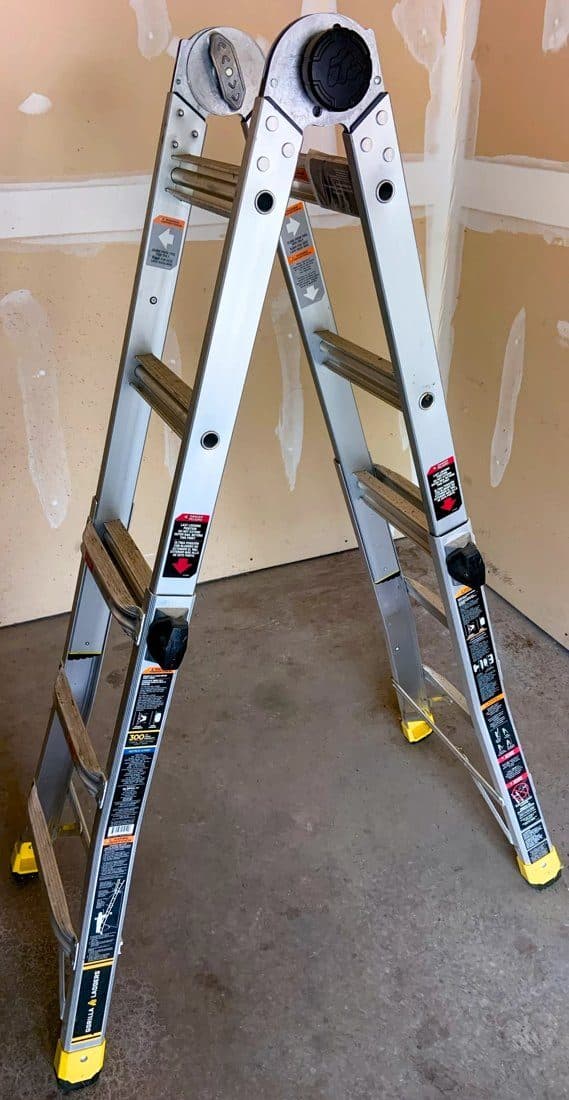 Gorilla Ladders multi-position ladder, 300 lb rating