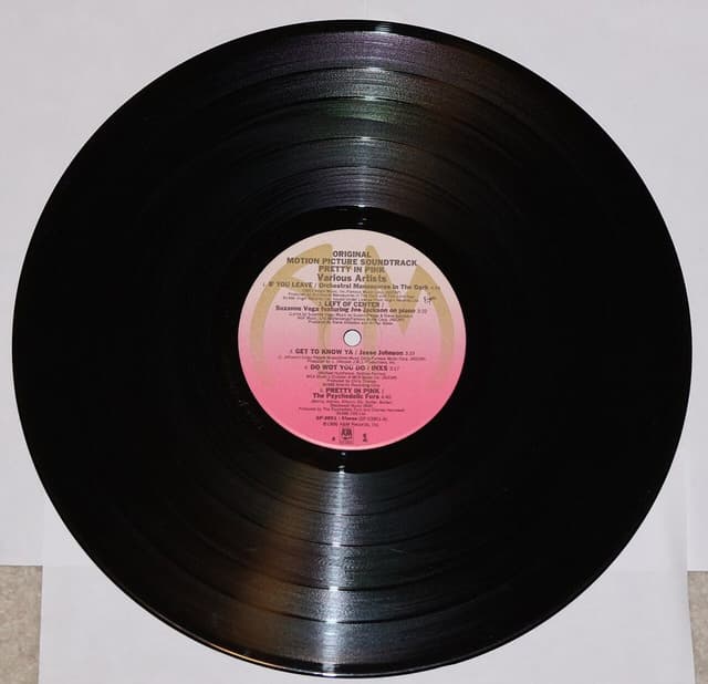 Pretty in Pink soundtrack on vinyl, 1986 A&M pressing