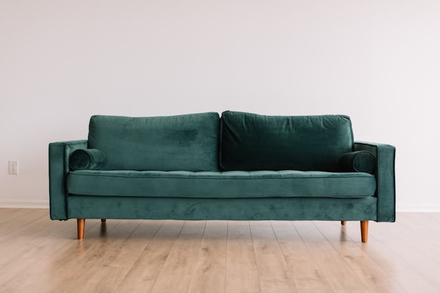 Velvet Accent Sofa